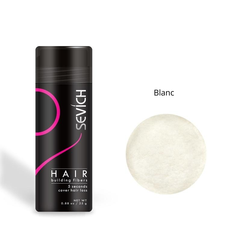 Fibre Capillaire à la Kératine + Applicateur Blanc