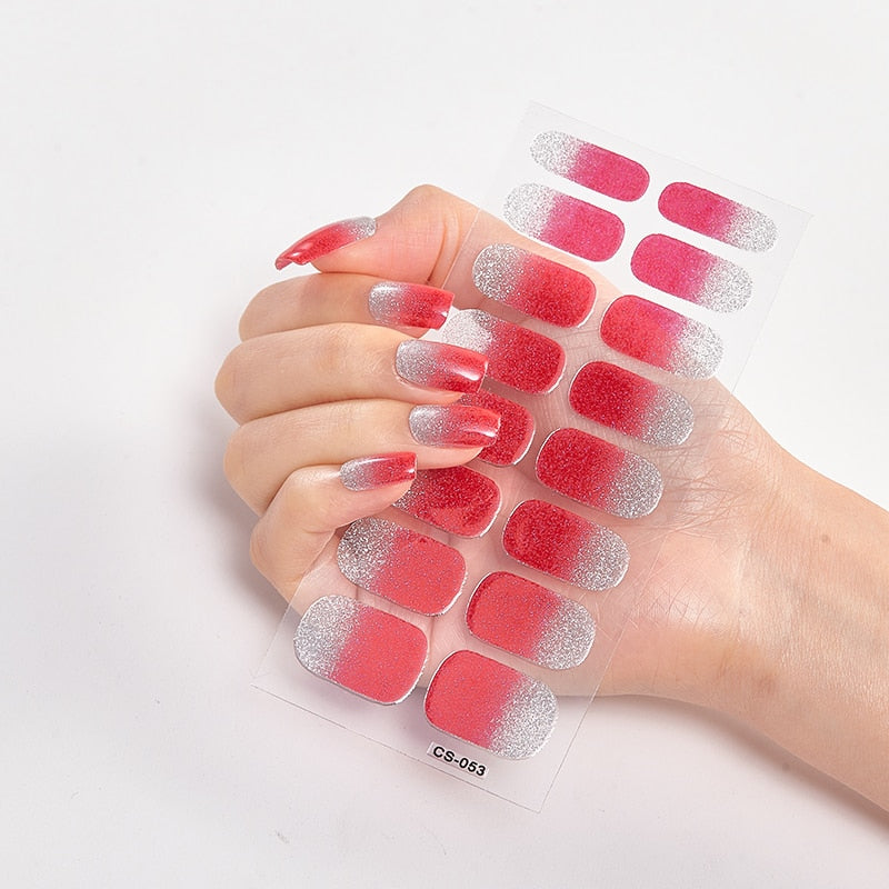 Nail Patchs : Set de vernis autocollants