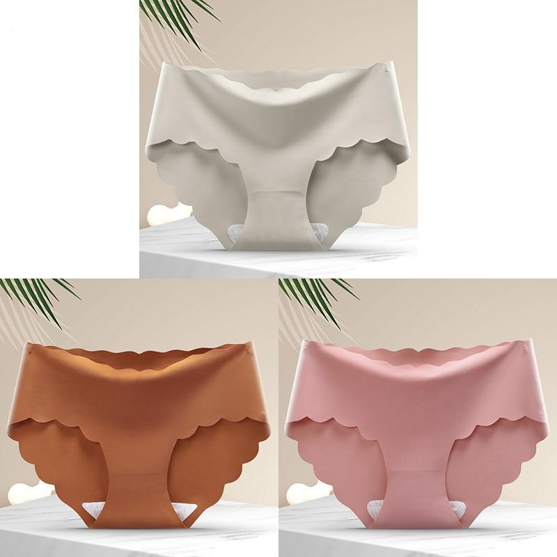 Lot de 3 Culottes sans coutures et élastiques