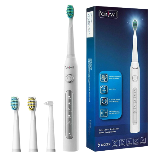 Brosse à dents électrique sonique blanc
