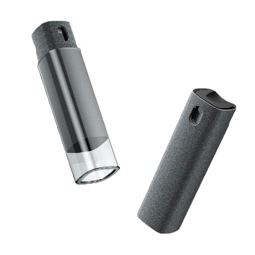 Spray nettoyeur 2 en 1 pour écrans de smartphone avec microfibre intégrée -  Gris - Acheter sur PhoneLook