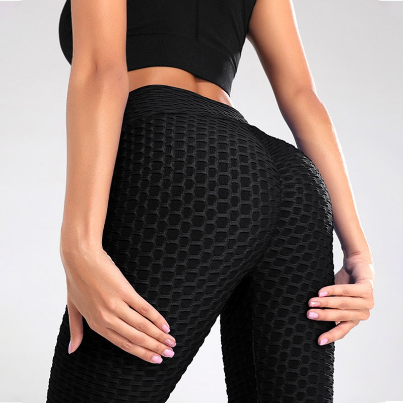 Legging anti-cellulite gainant et push-up noir