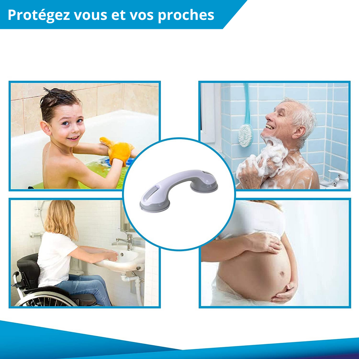 Rampe de sécurité antidérapante
