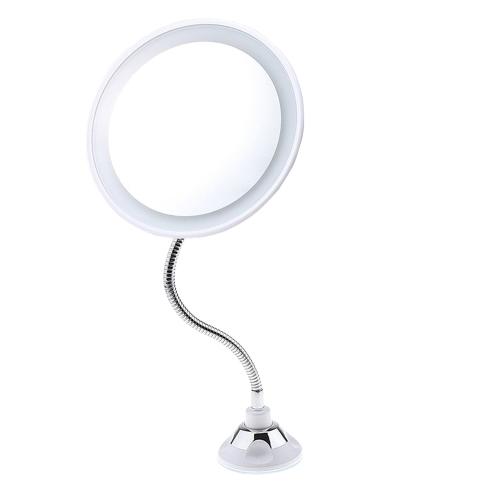 Miroir grossissant avec LED intégrée