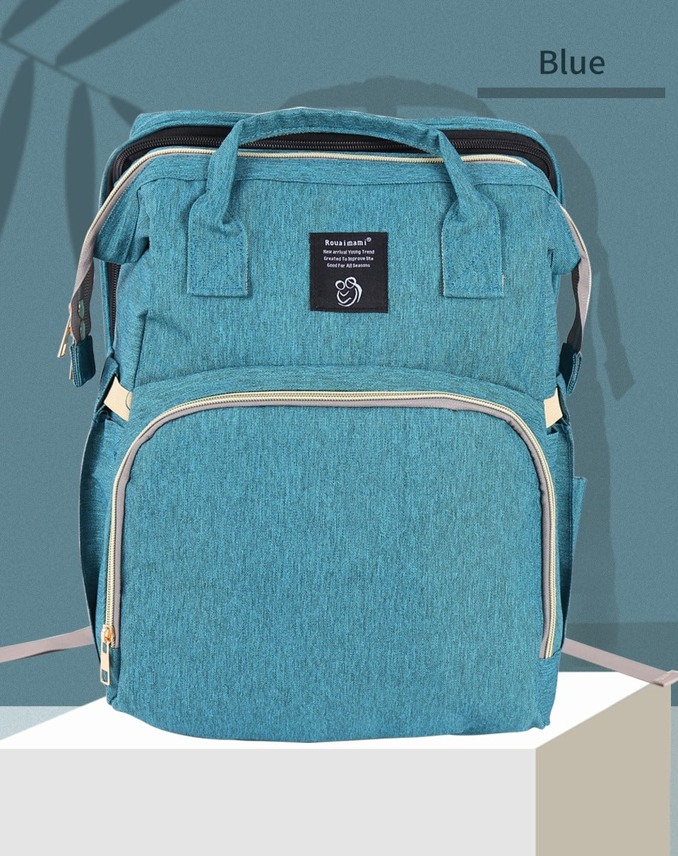 Sac à langer 3 en 1 pour bébé bleu