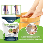 10x Capsules Bain de Pieds Lymphatiques 18 Plantes Naturelles