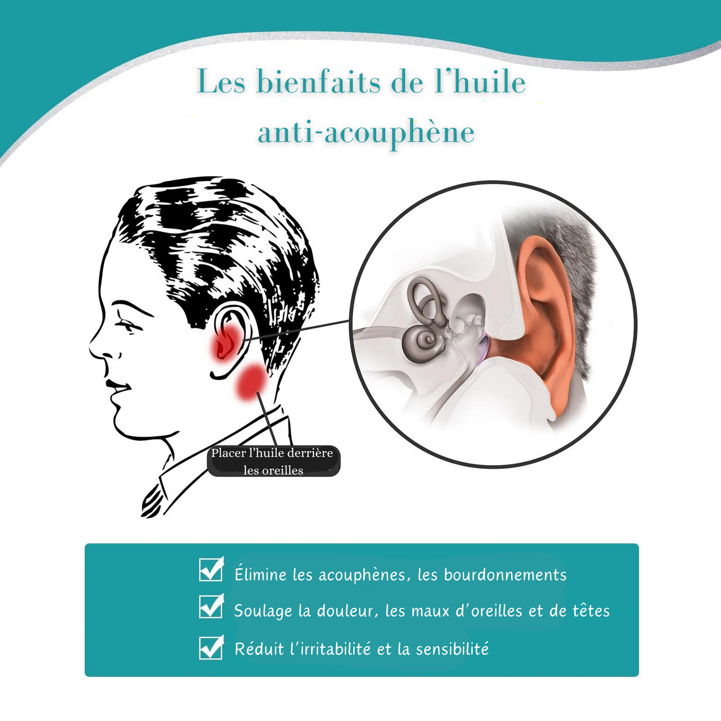 Huile anti-acouphène - Traitement efficace