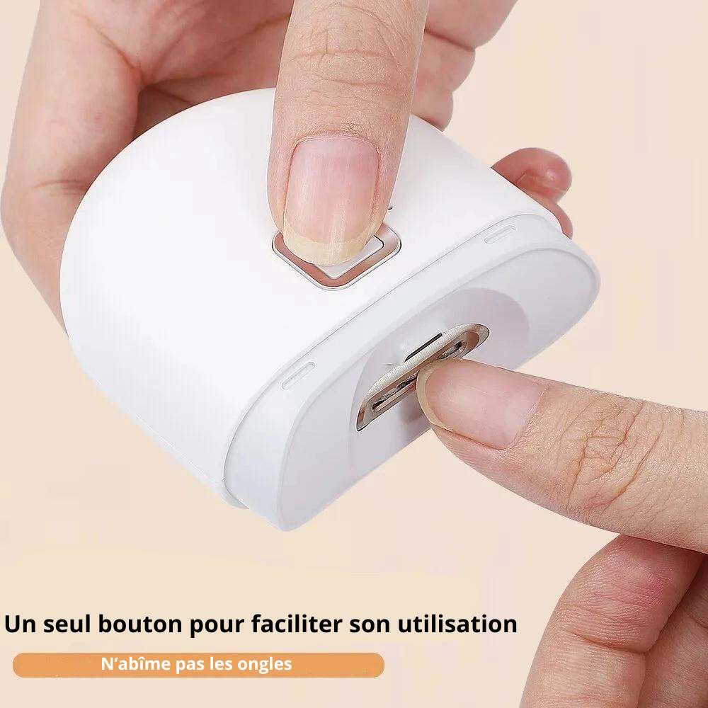 Coupe ongle électrique lumière LED intégrée