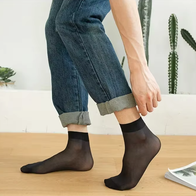 20x Chaussettes en Fibre de Bambou Ultra-Fines douces et respirantes