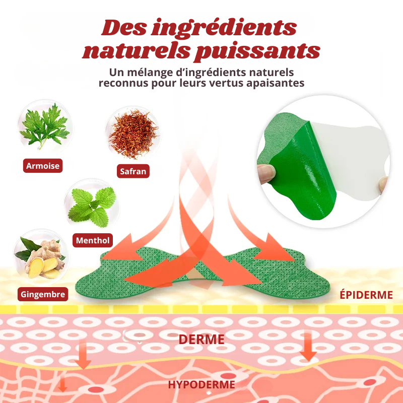 24x Patchs Auto-Chauffants 12H Lombaires - Soulage les douleurs