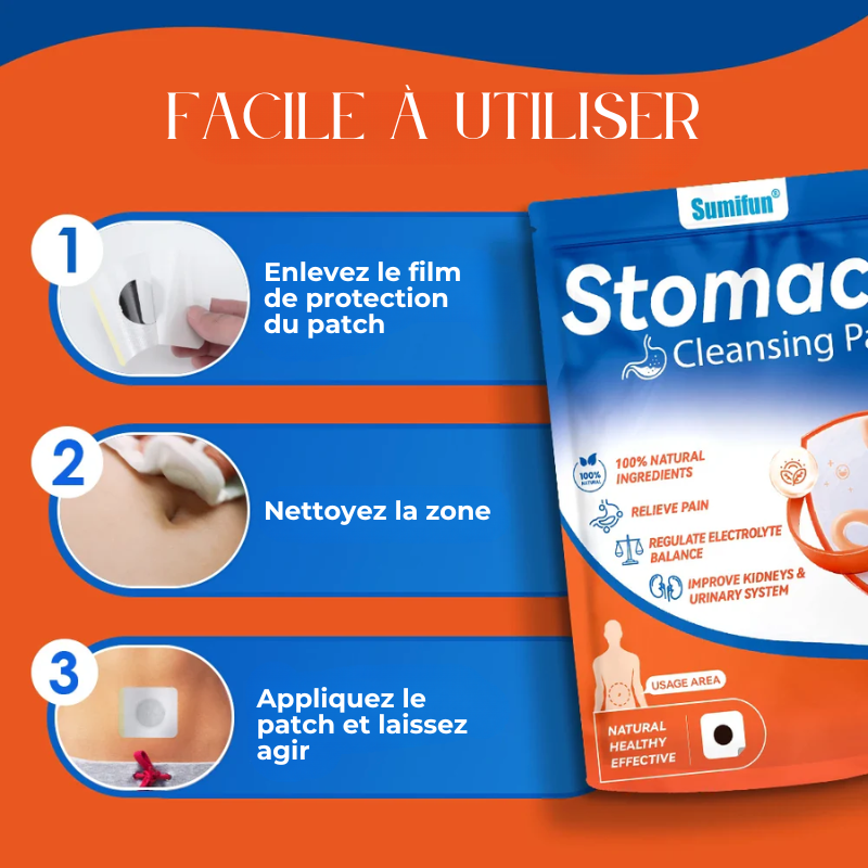 24x Patchs Detox Estomac aux multiples bienfaits