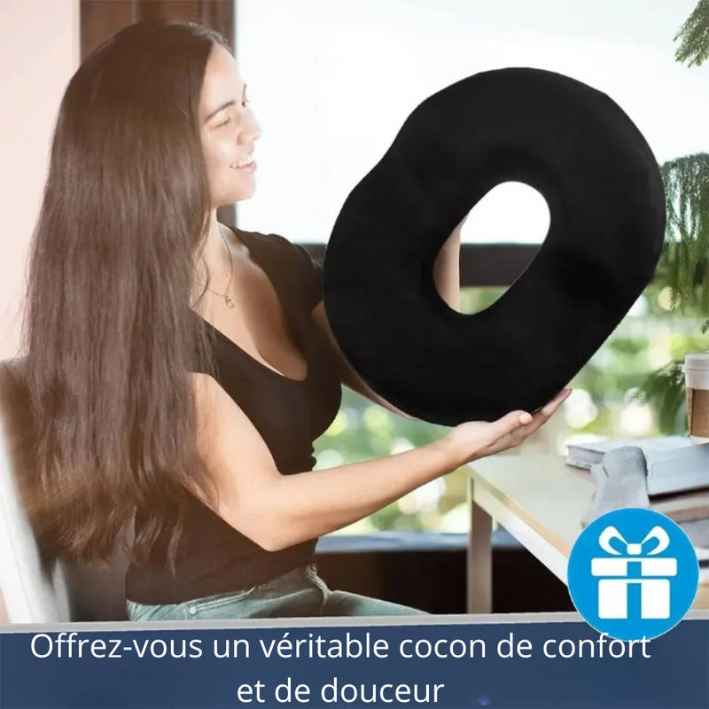 Coussin Donut confort suprême à mémoire de forme