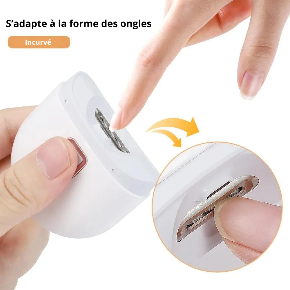 Coupe ongle électrique lumière LED intégrée