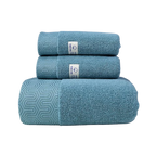 2 Serviettes de Bain Douces & Absorbantes en 100% Coton