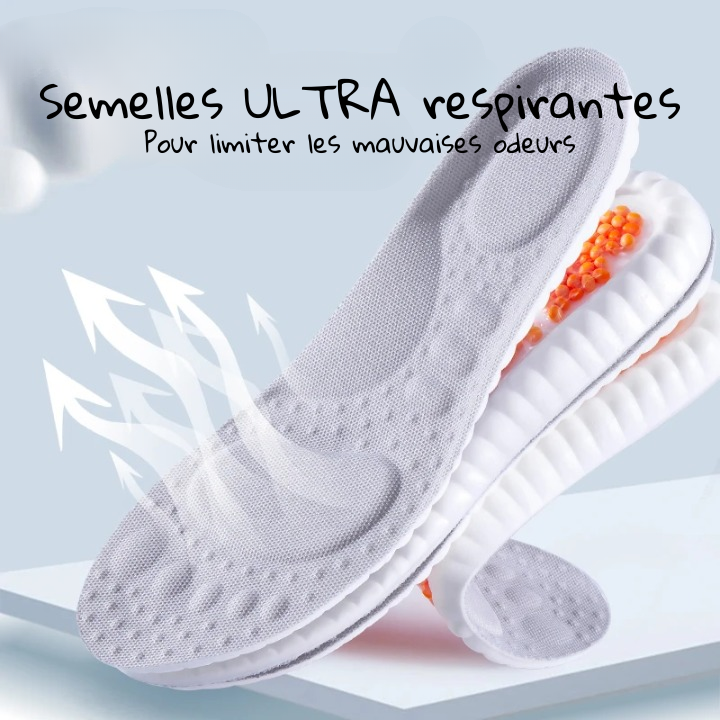 Semelles avec coussinets Memoire de forme La Boutique de la Sante