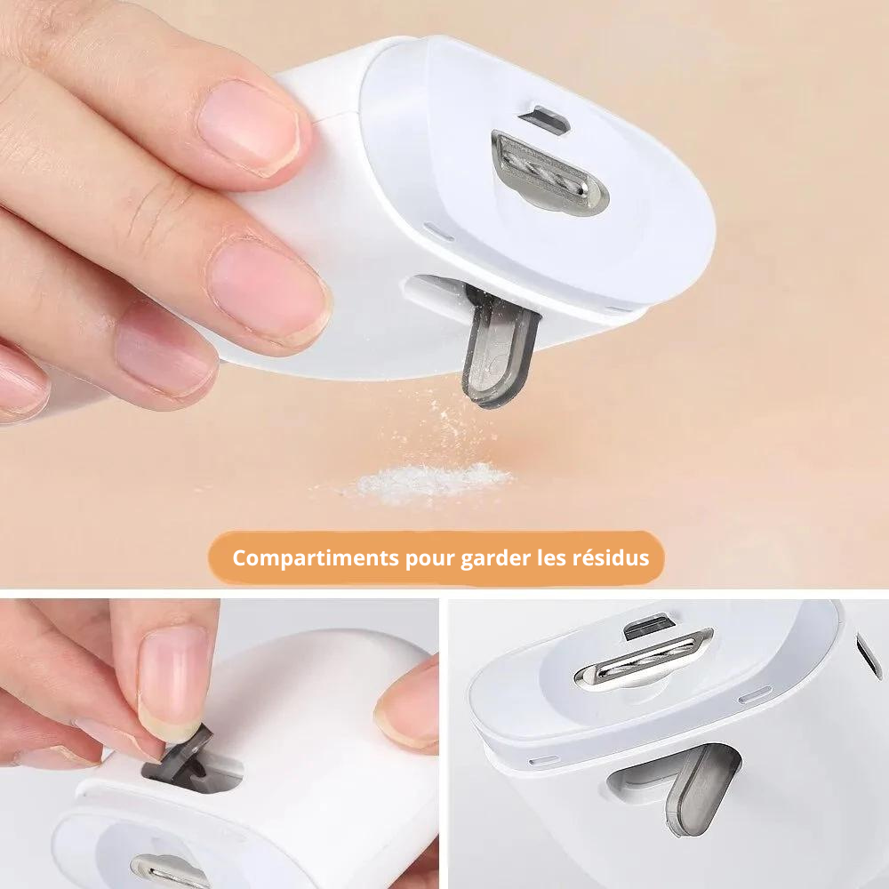 Coupe ongle électrique lumière LED intégrée
