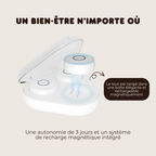 3x Mini Masseurs Chauffants Technique de la Moxibustion