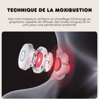 3x Mini Masseurs Chauffants Technique de la Moxibustion