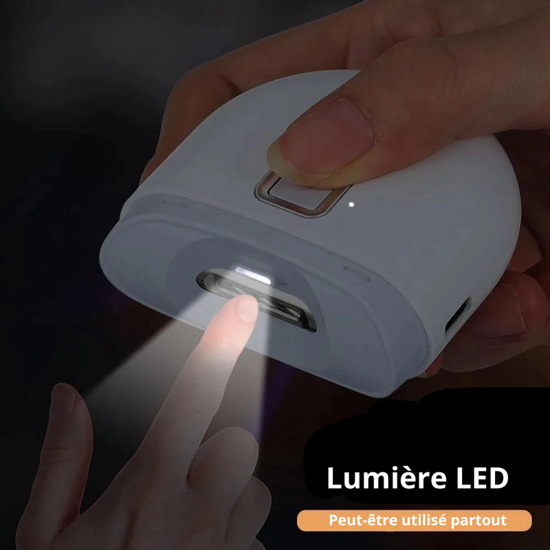 Coupe ongle électrique lumière LED intégrée - La Boutique de la Santé