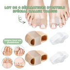 4x Séparateurs d'orteils Spécial Hallux Valgus