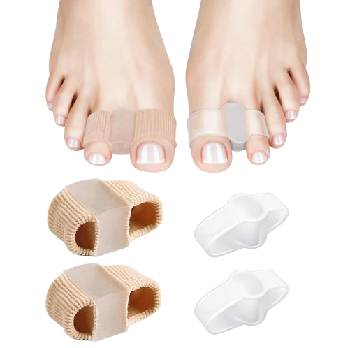 4x Séparateurs d'orteils Spécial Hallux Valgus