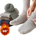 5 Paires de Chaussettes en laine mérinos Chaudes et confortables
