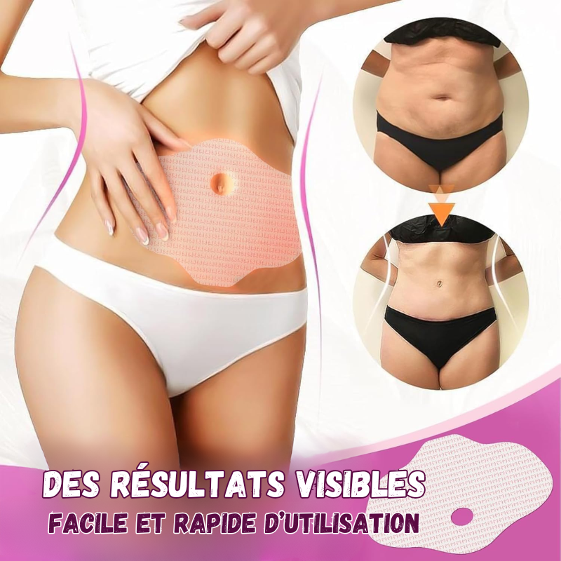 5x Patchs Magiques Ventre Plat à base de Plantes