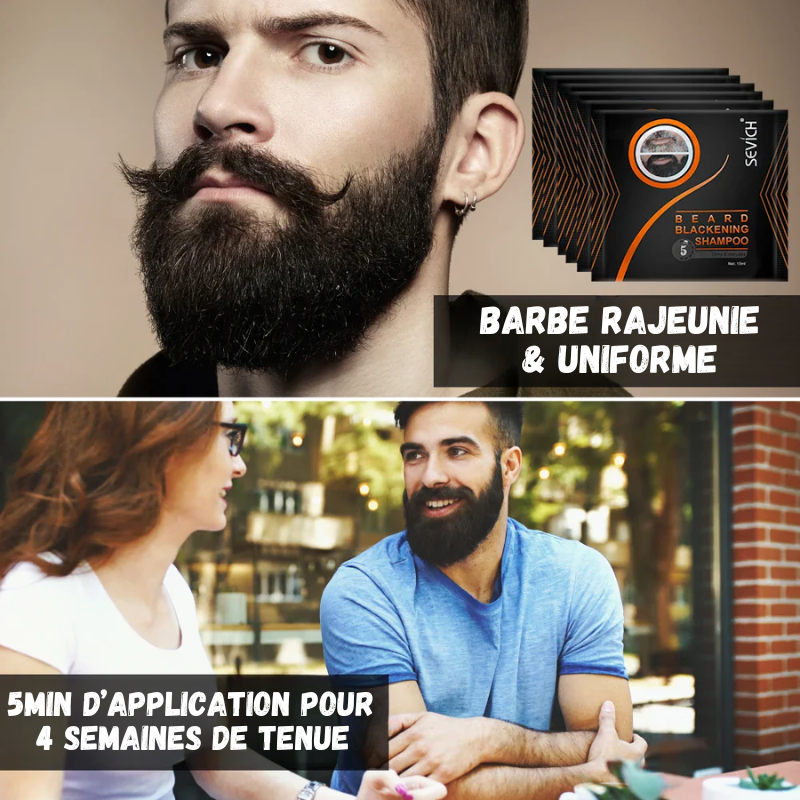 5x Shampoings Colorants pour Barbe