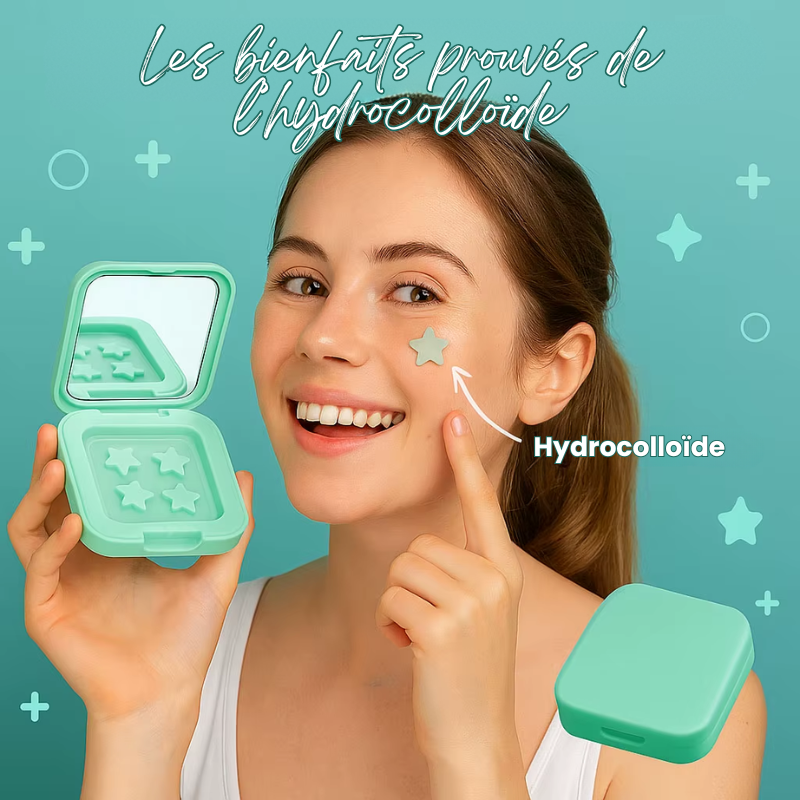 60x Patchs Hydrocolloïde Anti-Acné