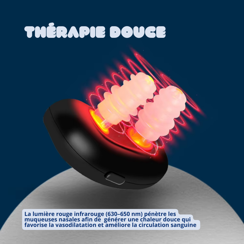 Appareil de Thérapie Infrarouge Nasale - Rhume, Rhinite...
