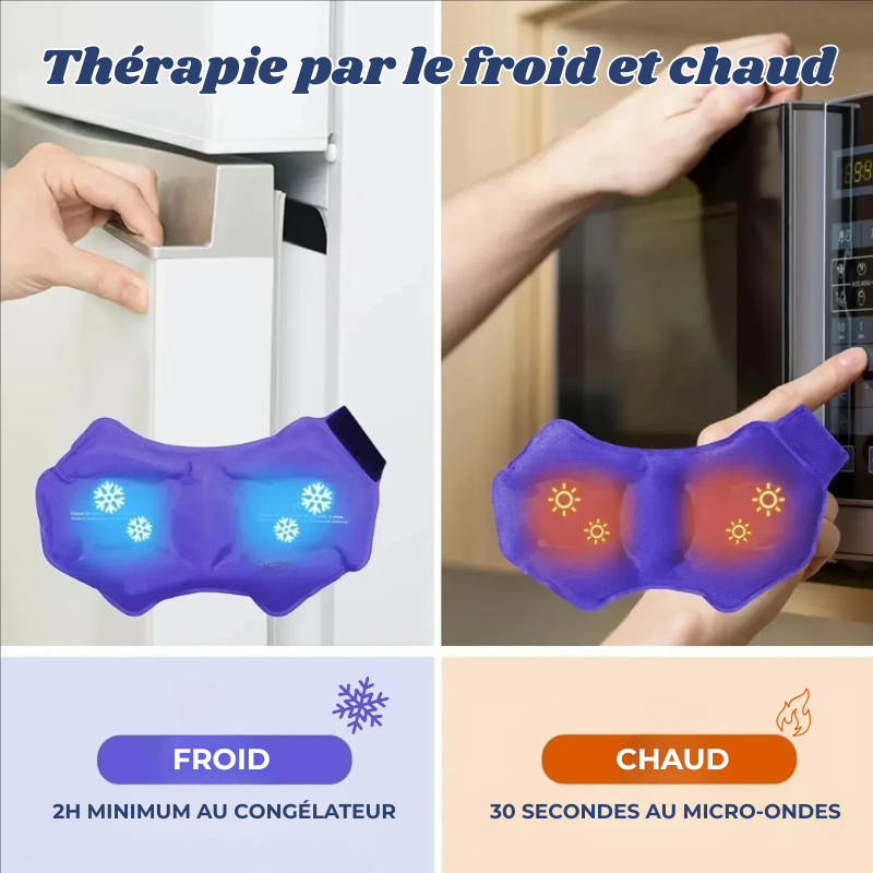 Attelle Gel Chaud/Froid à scratch - Soulagement Douleur