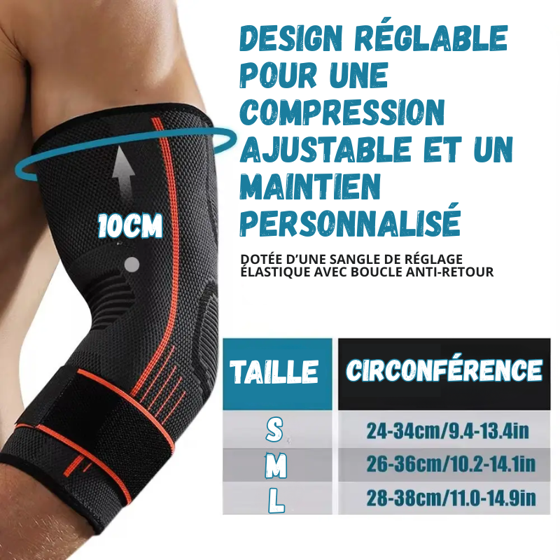 Attelle de Coude de Soutien & Maintien Articulaire