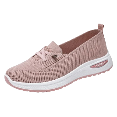 Ballerines en Maille à Faux Lacets Respirantes, Légères & Antidérapantes