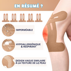 Bande Kinésiologie Genoux – Confort & Stabilité - 10pcs