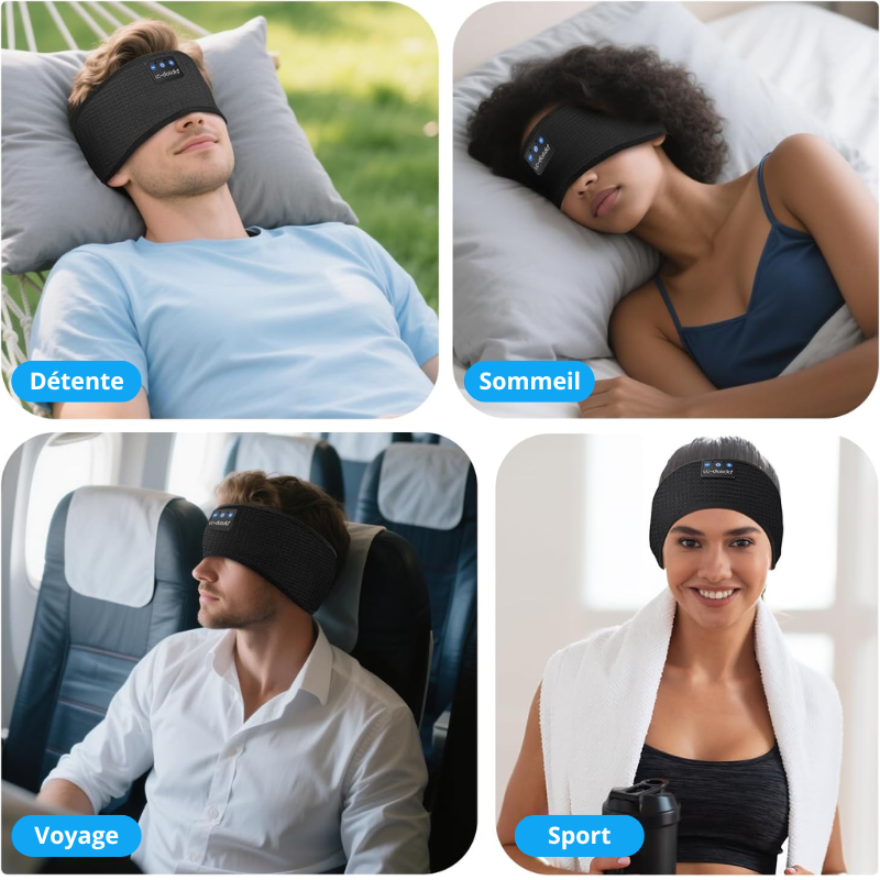 Bandeau Bluetooth 5.0 Sport & Détente