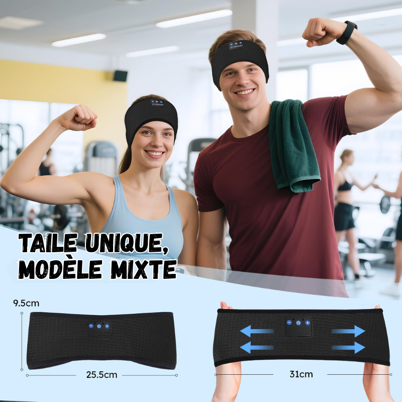 Bandeau Bluetooth 5.0 Sport & Détente