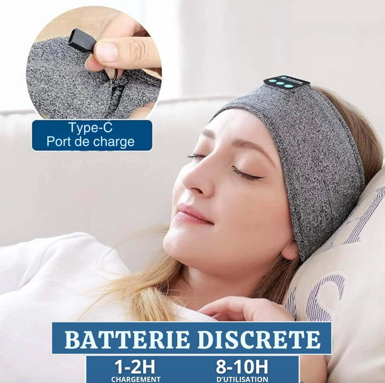 Bandeau Bluetooth 5.0 Sport & Détente
