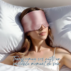 Bandeau de Sommeil XL en Soie de Mûrier Réglable