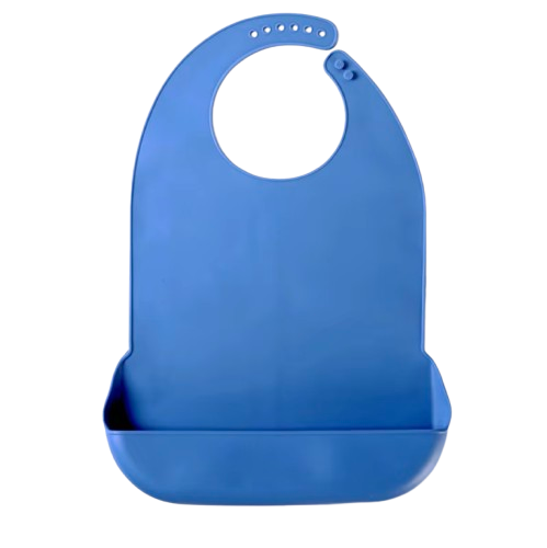 Bavoir Repas Adulte en Silicone – Imperméable & Profond