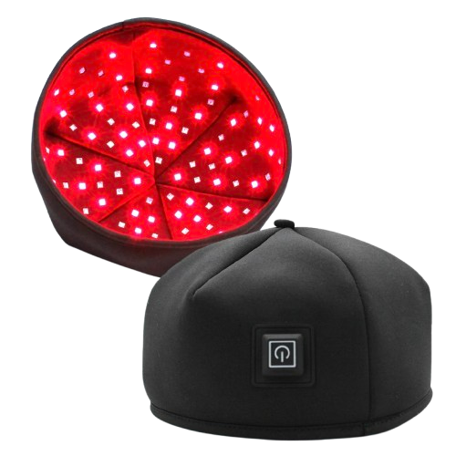 Bonnet de Photothérapie Infrarouge - Anti Perte de cheveux et Favorise la pousse