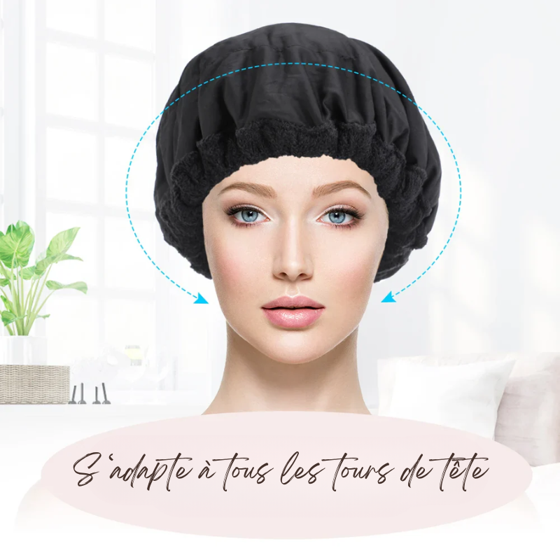 Bonnet de soin Capillaire Chauffant aux Graines de Lin