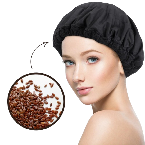 Bonnet de soin Capillaire Chauffant aux Graines de Lin