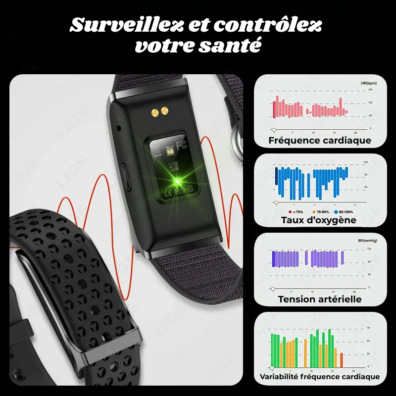 Bracelet Connecté Sans Écran pour votre Bien-être