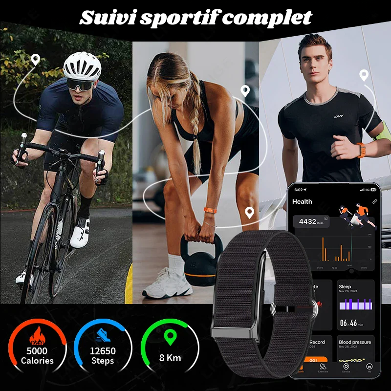 Bracelet Connecté Sans Écran pour votre Bien-être