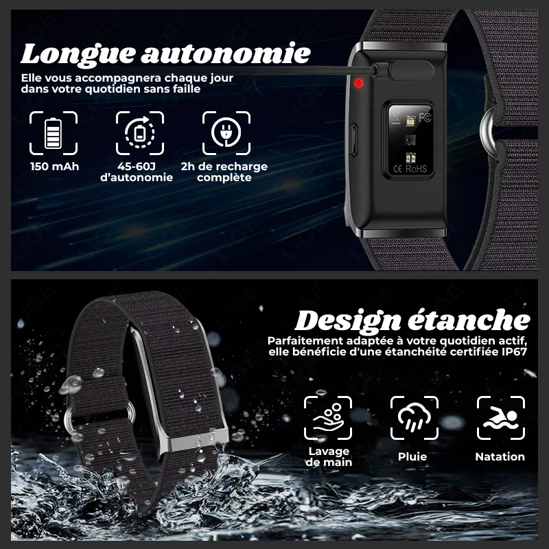 Bracelet Connecté Sans Écran pour votre Bien-être