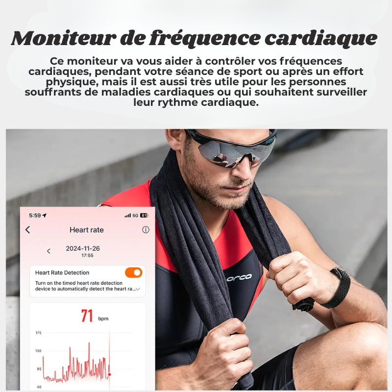 Bracelet Connecté Sans Écran pour votre Bien-être