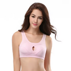 Brassière ajourée en 100% Coton respirant - Grandes Tailles