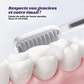 Brosse à Dents Électrique Fine – 4 Têtes Incluses