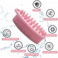 Brosse de douche exfoliante en silicone 2 en 1 Corps & Cheveux