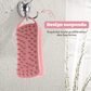Brosse de douche exfoliante en silicone 2 en 1 Corps & Cheveux